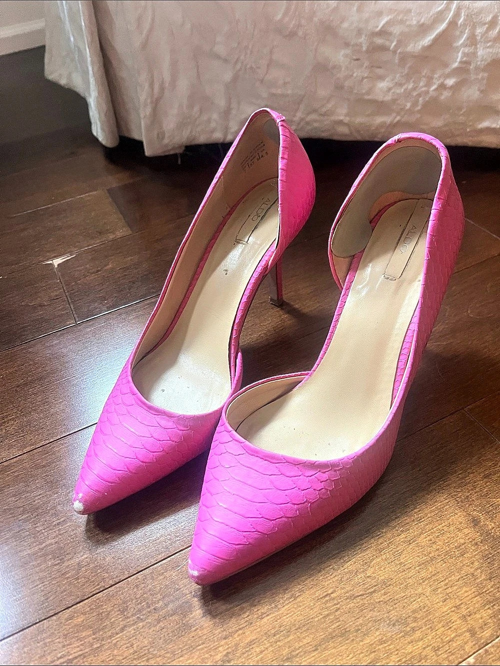 ALDO Pink Pointed-Toe Heels